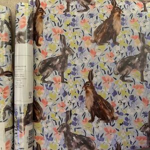 Anthropologie Surestrip Bunny Rabbit Wallpaper - 2 Rolls